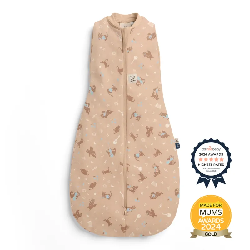 ERGOPOUCH Zavinovačka a pytel na spaní 2v1 Cocoon Melody  3-6m, 6-8kg, 1,0tog