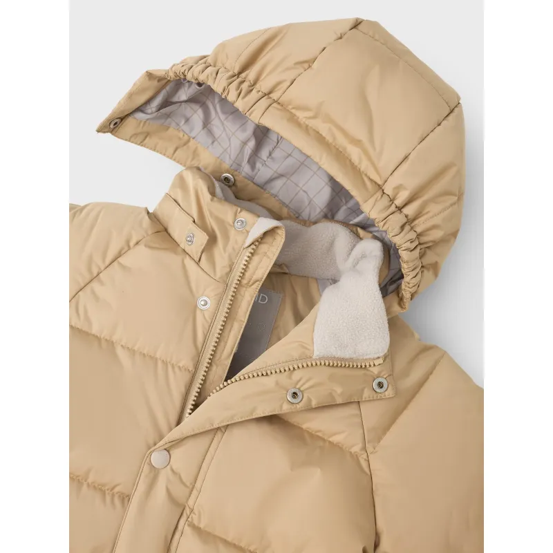LEOKID Zimní prošívaná bunda Leni Lark Beige vel. 86