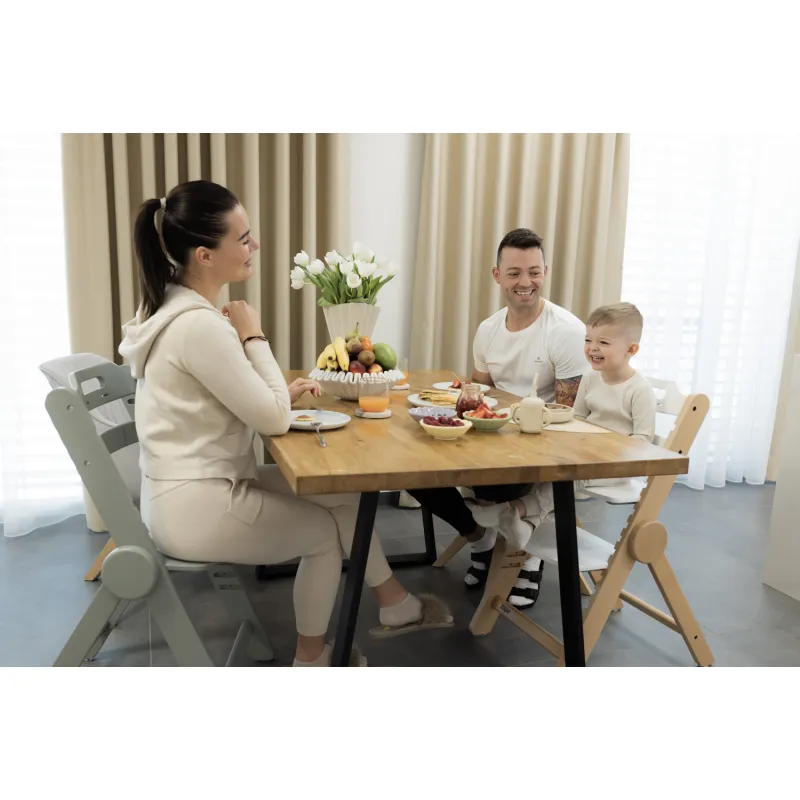 Zopa Dřevěná jídelní židlička Clipp & Clapp + dárek