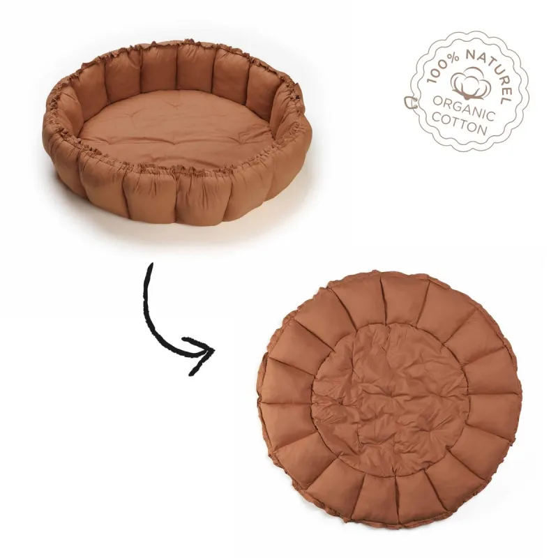 PLAY AND GO Coco Bloom Dětské hnízdo Tawny Brown