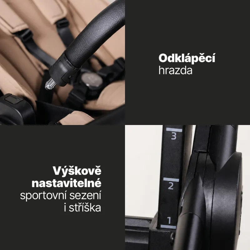 Zopa Kočárek Move Cross 5X + autosedačka Baby-Safe Core