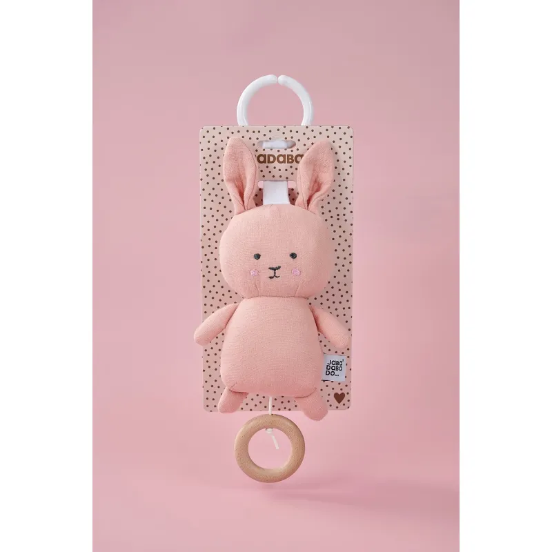 JABADABADO Bunny Hudební hračka růžová