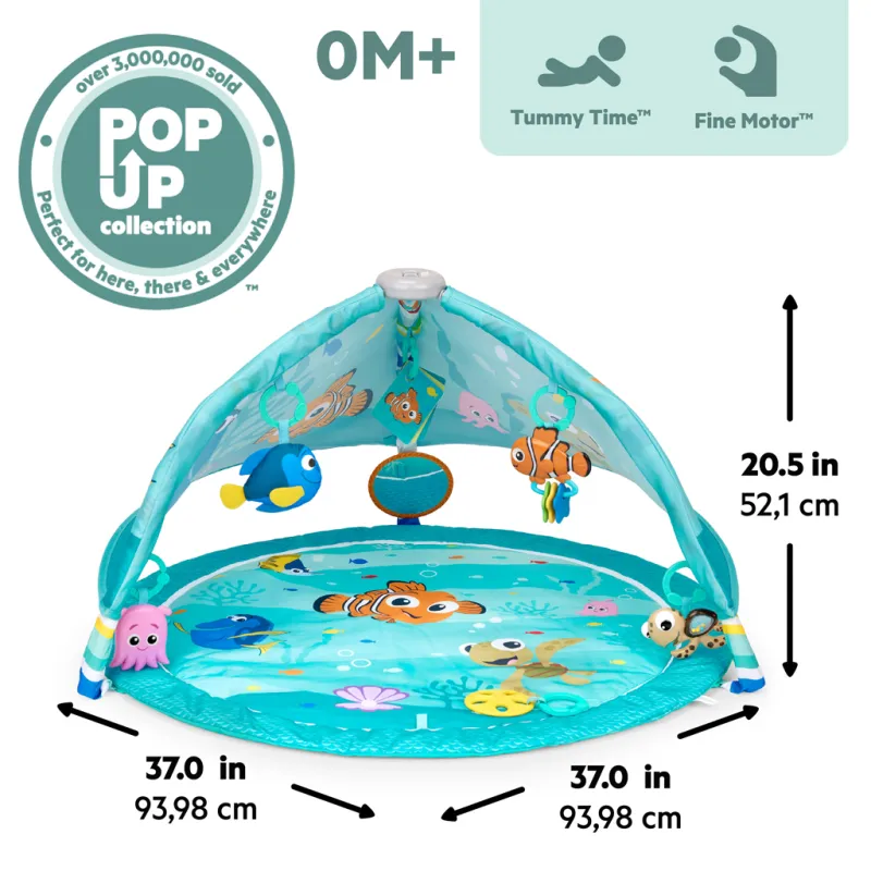 BRIGHT STARTS Deka hrací pro rozvoj motoriky a smyslů Finding Nemo POP 'N Wiggle™, 0m+