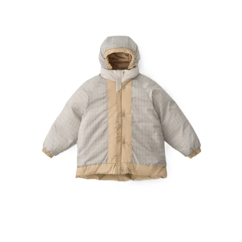 LEOKID Zimní prošívaná bunda Leni Lark Beige vel. 104