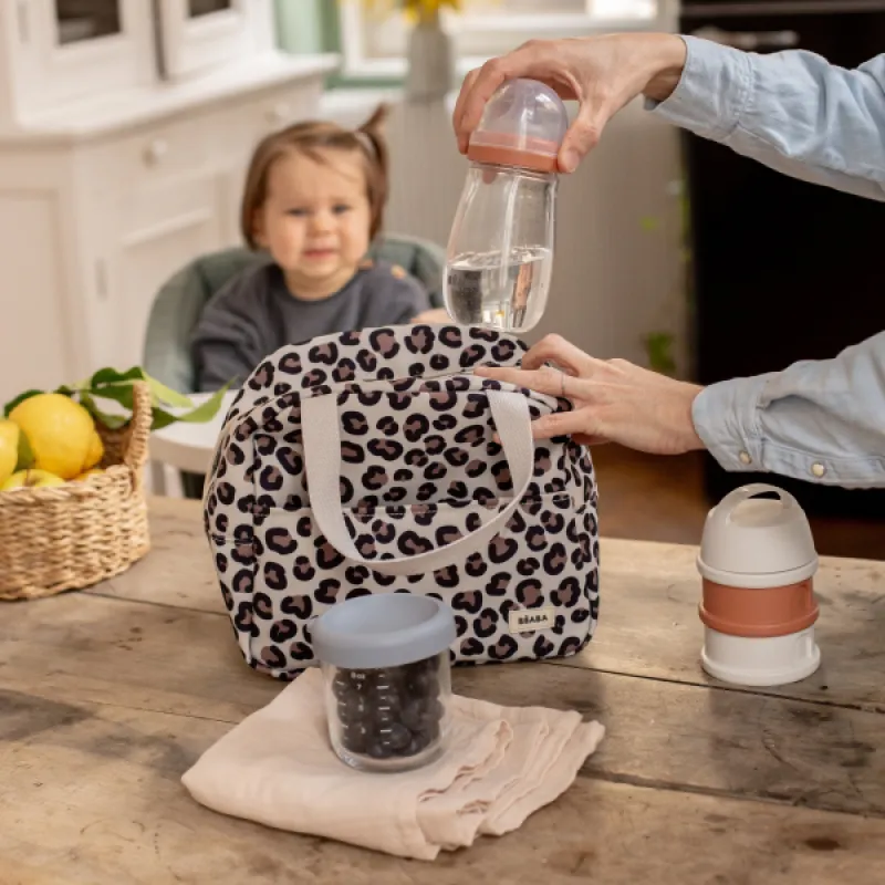 Beaba Kelímky na jídlo skleněné 6x 250 ml Natural