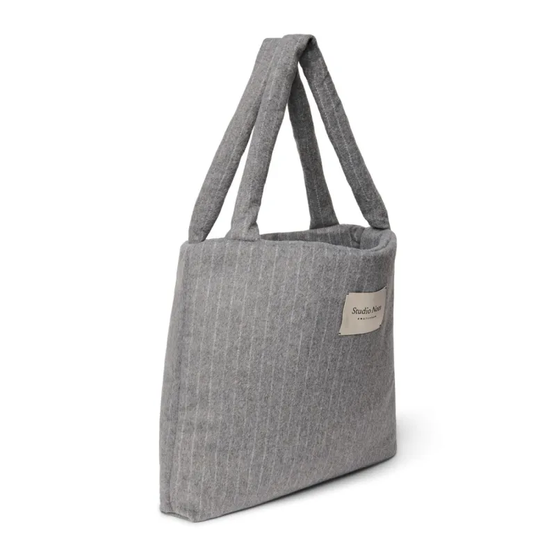 STUDIO NOOS - Flannel Chalkstripe MOM BAG