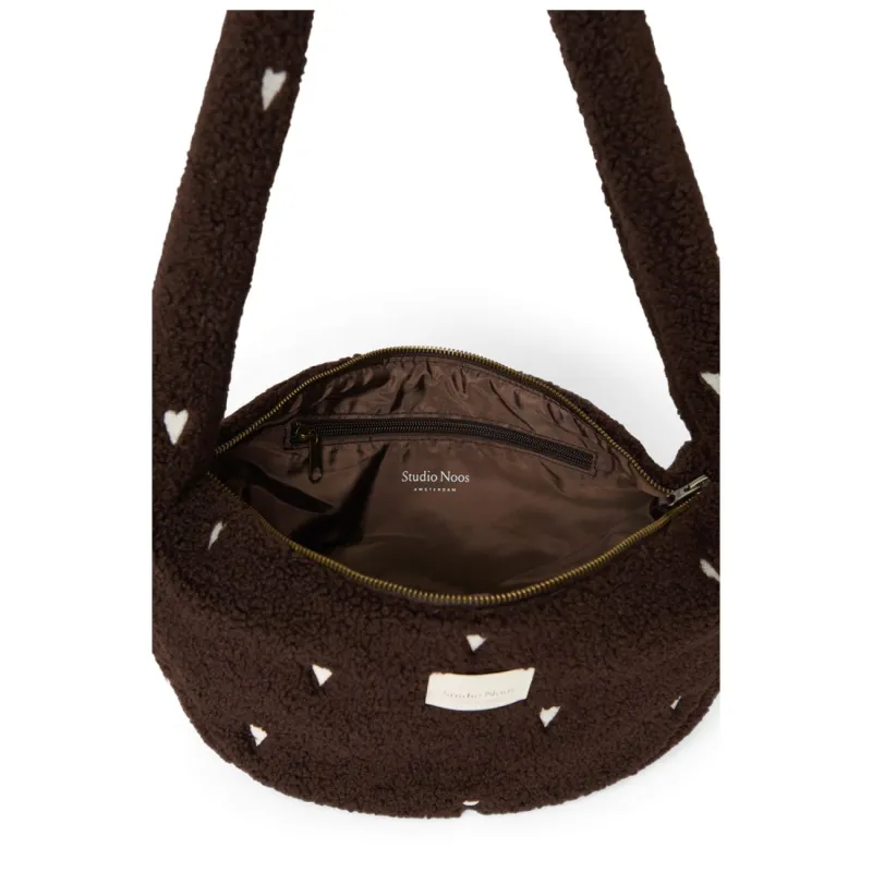STUDIO NOOS - Teddy Mini Cross Body Bag | Chocolate Hearts
