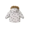 LEOKID Zimní bunda Tully Silver Cloud Cherries vel. 92