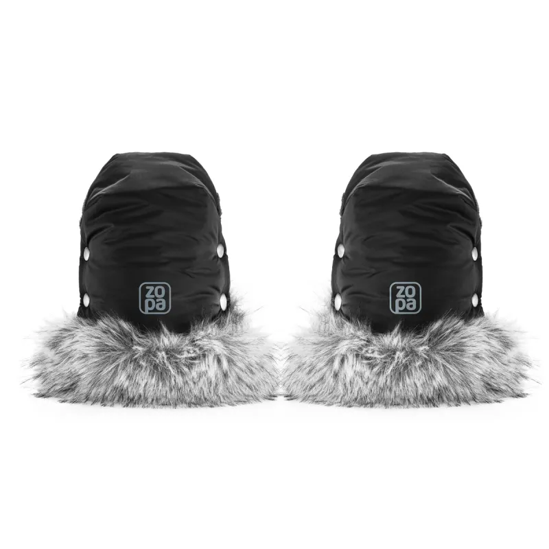 Set kočárek Move Cross 5X + fusak Fluffy Combi + rukavice Fluffy 2