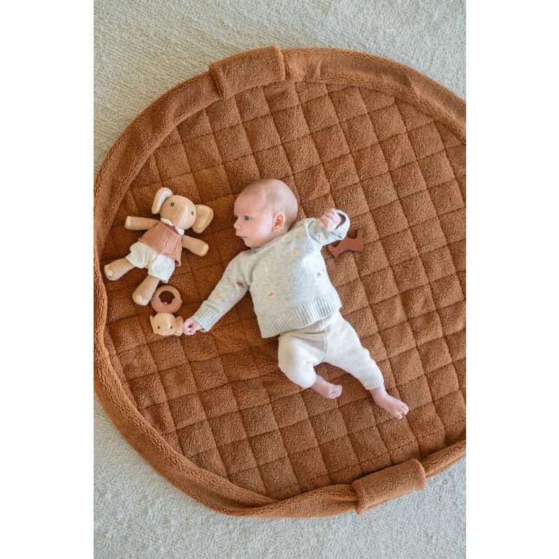 PLAY AND GO Noomad soft Hrací deka a Vak na hračky Teddy Brown