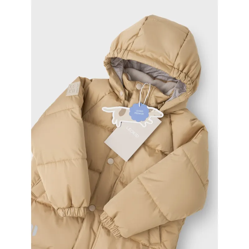 LEOKID Zimní prošívaná bunda Leni Lark Beige vel. 116