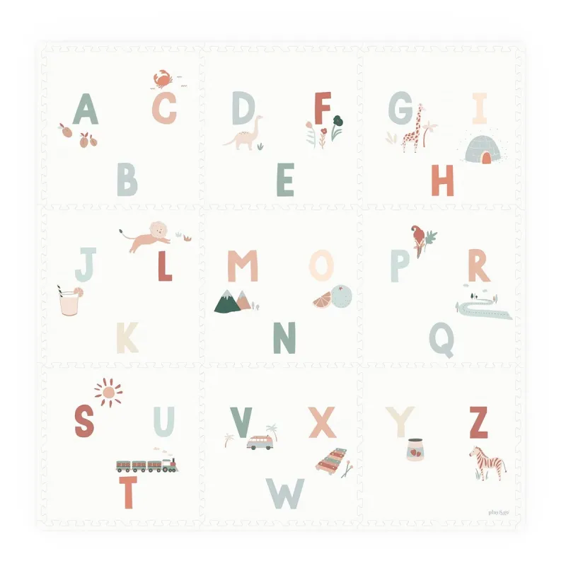 PLAY AND GO Tiloo EEVAA Podložka na hraní a domeček Alphabet