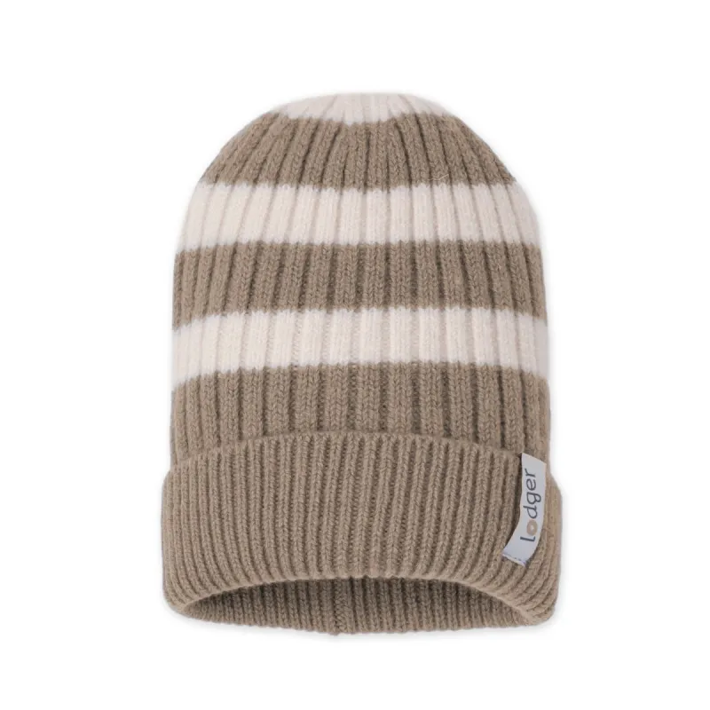 LODGER Čepice Stripe Merino Buffalo 1 - 2 roky