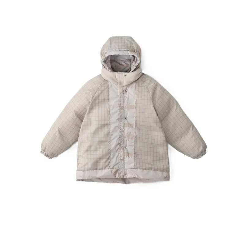 LEOKID Zimní prošívaná bunda Leni Silver Cloud Fluffy vel. 104
