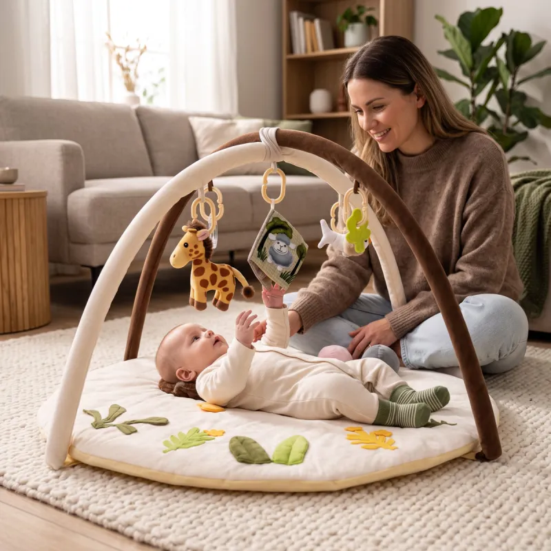 Zopa Interaktivní hrací deka s hrazdou Cuddle
