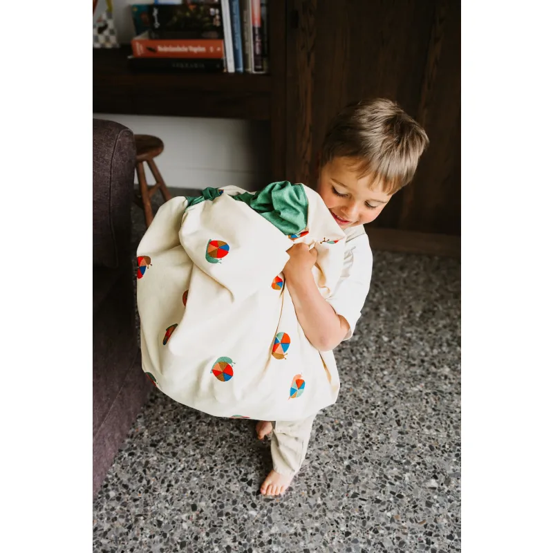 PLAY AND GO Noomad original Hrací deka a Vak na hračky Snail