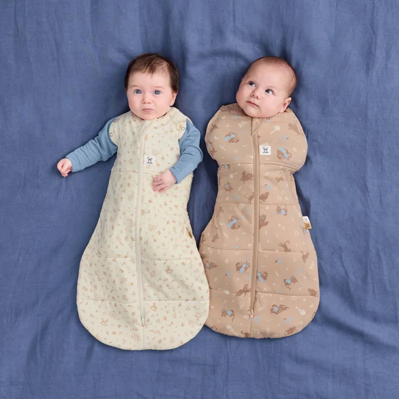 ERGOPOUCH Zavinovačka a pytel na spaní 2v1 Cocoon Melody 3-6m, 6-8kg, 2,5tog
