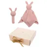 JABADABADO Dárková sada s chrastítkem Bunny Pink