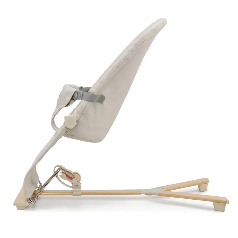 KINDERKRAFT Lehátko houpací Mimi Beige wood, do 9 kg
