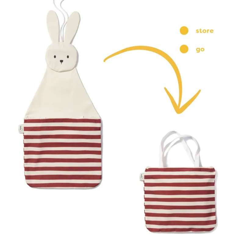 PLAY AND GO Toto Nástěnný organizér a taška Bunny
