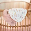 Little Dutch Bryndáček bandana 2 ks Pink Blooming Safari