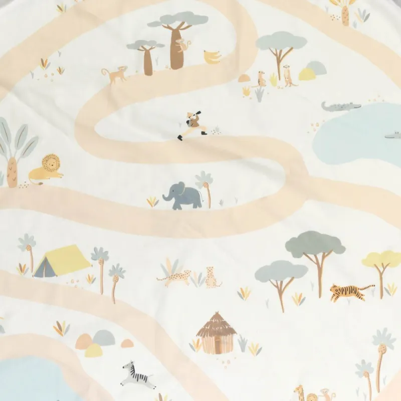 PLAY AND GO Noomad original Hrací deka a Vak na hračky Jungle