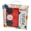 MOMS CARE Senzorické puzzle kontrastní kolečka