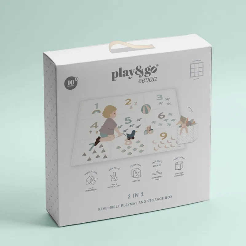 PLAY AND GO Tiloo EEVAA Podložka na hraní a domeček Numbers