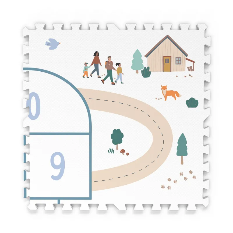 PLAY AND GO Tiloo EEVAA Podložka na hraní a domeček Hopscotch