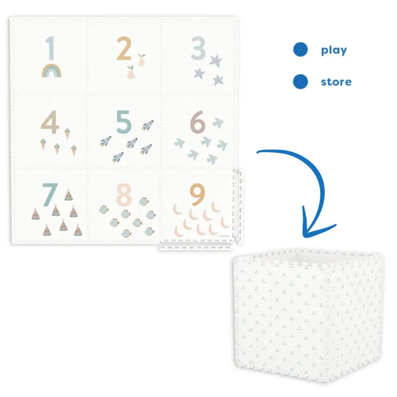 PLAY AND GO Tiloo EEVAA Podložka na hraní a domeček Numbers