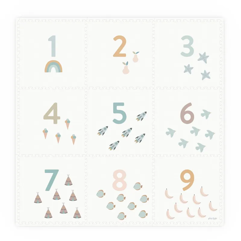 PLAY AND GO Tiloo EEVAA Podložka na hraní a domeček Numbers