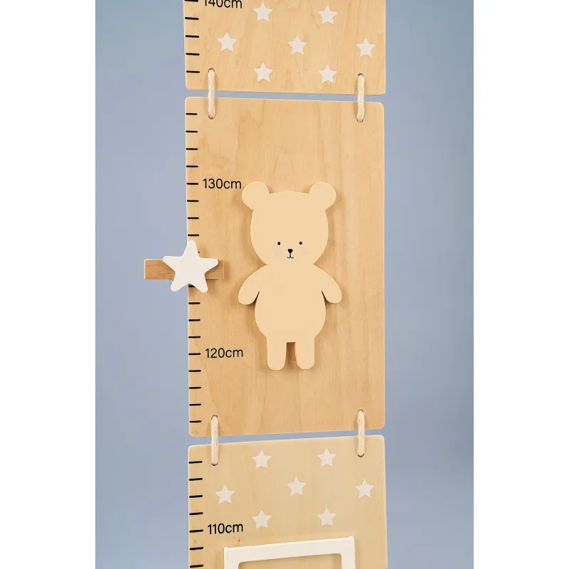 JABADABADO Dětský metr na zeď Teddy & Bunny