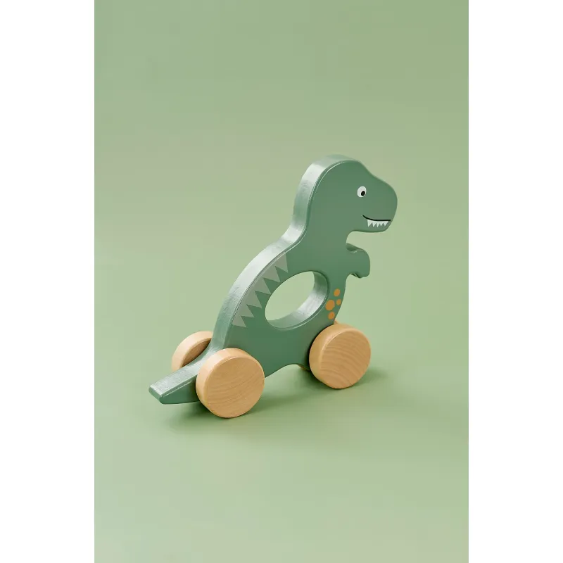 JABADABADO Dinosaurus na kolečkách zelený