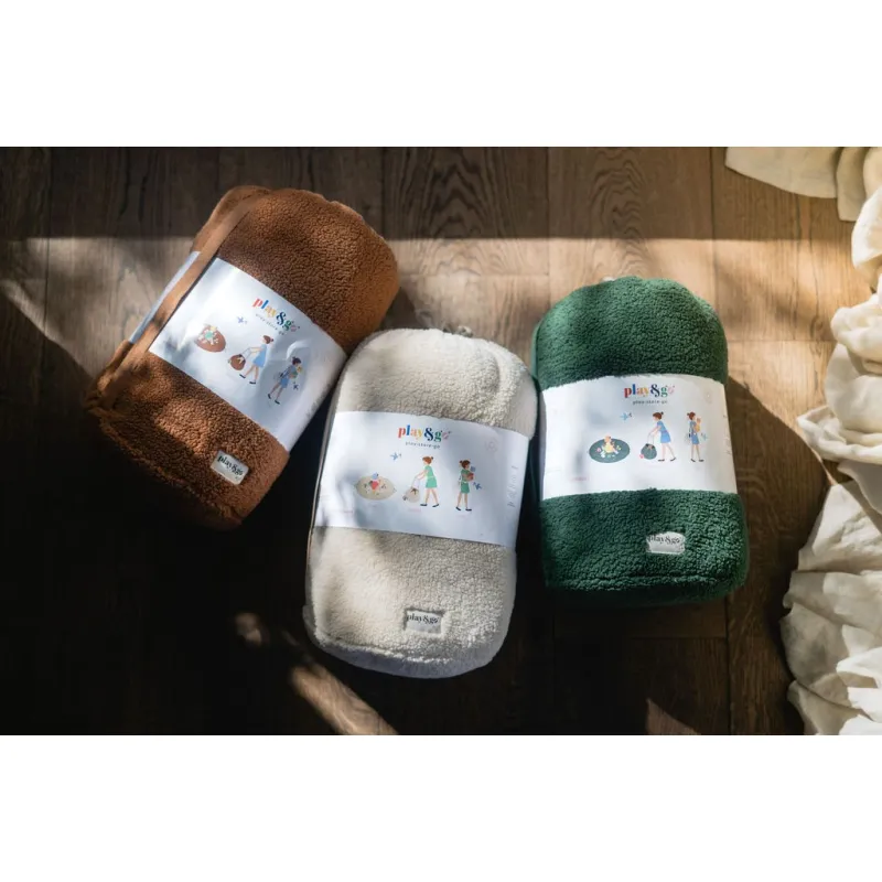 PLAY AND GO Noomad soft Hrací deka a Vak na hračky Teddy Oak