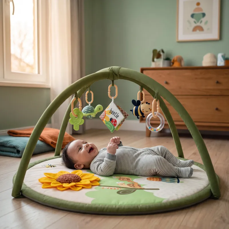 Zopa Interaktivní hrací deka s hrazdou Cuddle