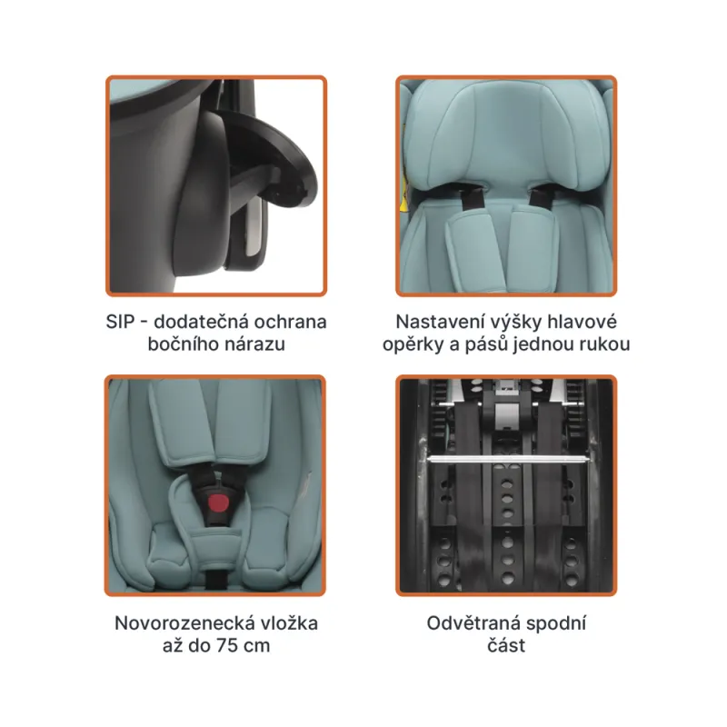 Zopa Kočárek Move Cross 5X + autosedačka XM Plus i-size bundle