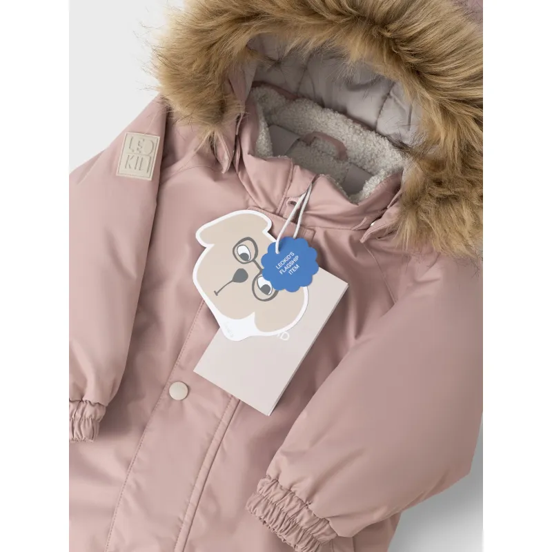 LEOKID Zimní kombinéza Hero Pink Bloom vel. 98