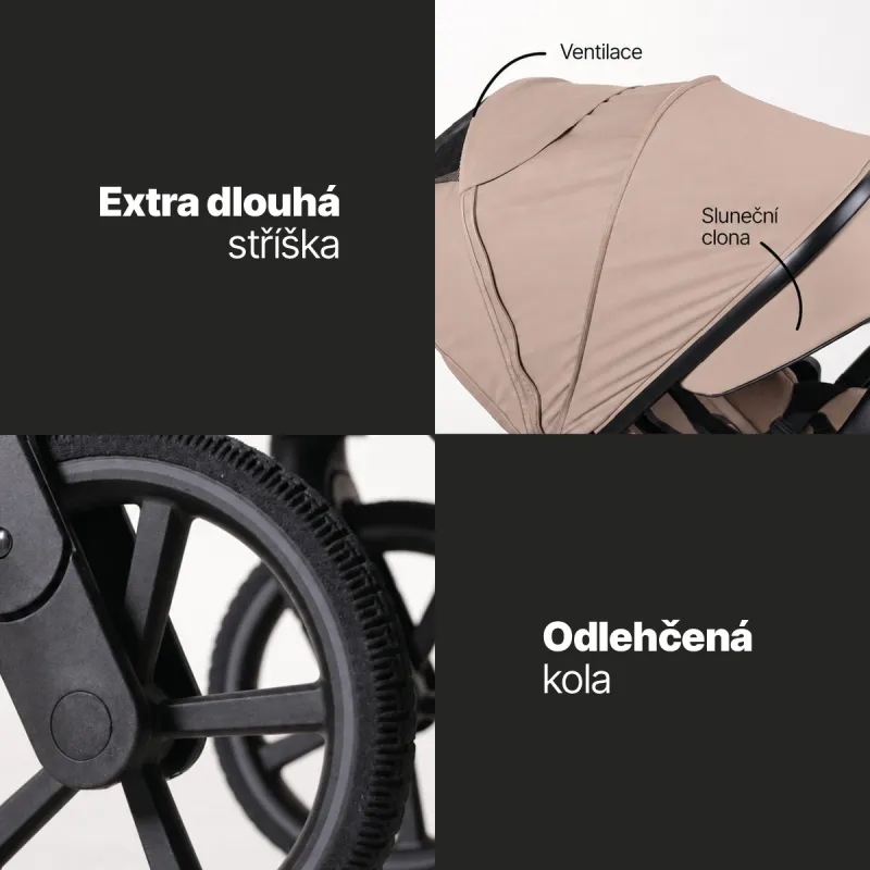 Zopa Kočárek Move Cross 5X + autosedačka Baby-Safe Core + Baby-Safe Core Base