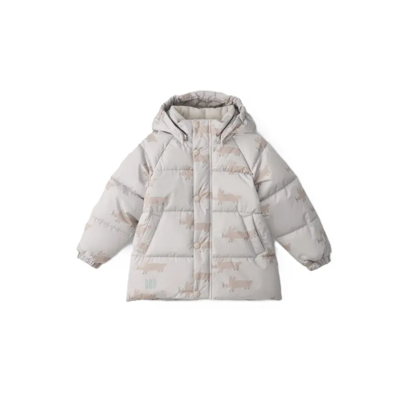 LEOKID Zimní prošívaná bunda Leni Silver Cloud Fluffy vel. 86