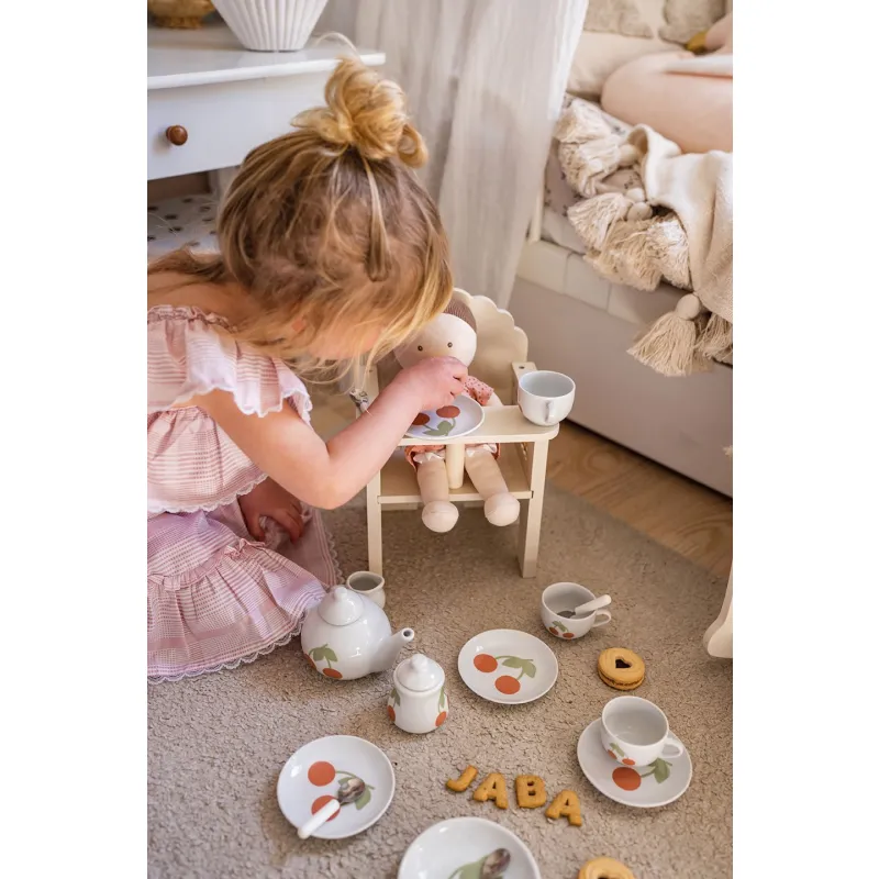 JABADABADO Porcelánový čajový set Třešeň