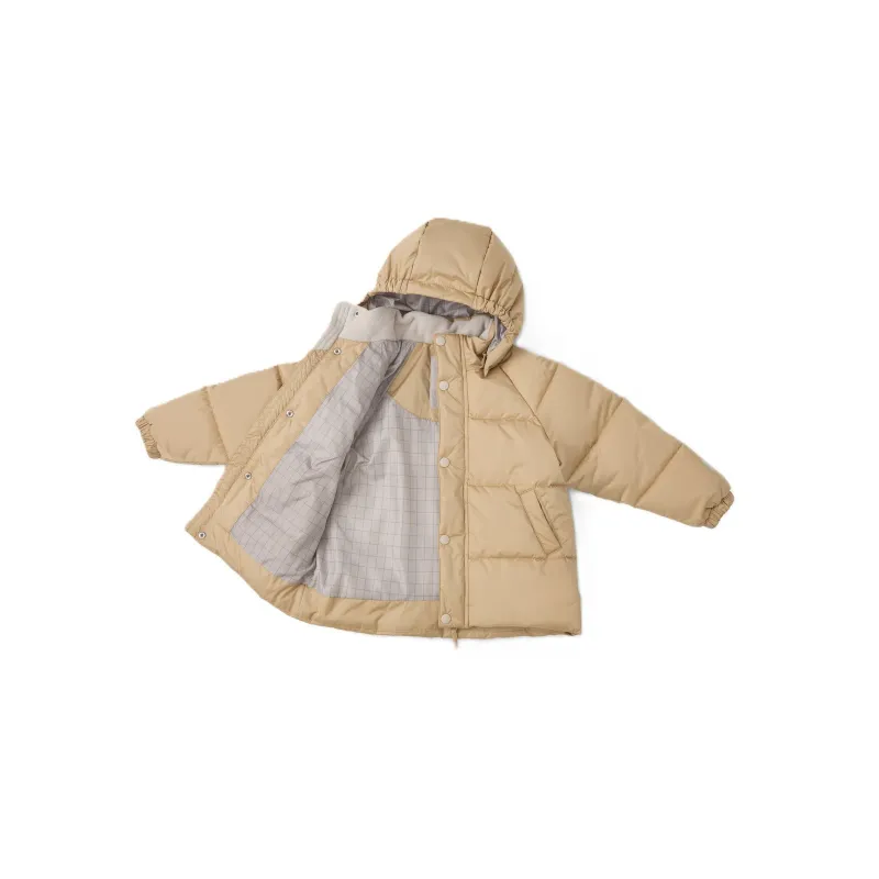 LEOKID Zimní prošívaná bunda Leni Lark Beige vel. 110