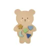 JABADABADO Vkládací dřevěné puzzle Medvídek
