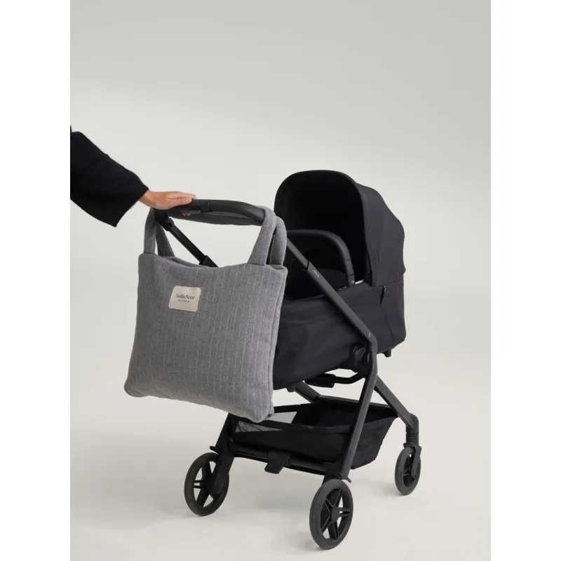 STUDIO NOOS - Flannel Chalkstripe MOM BAG