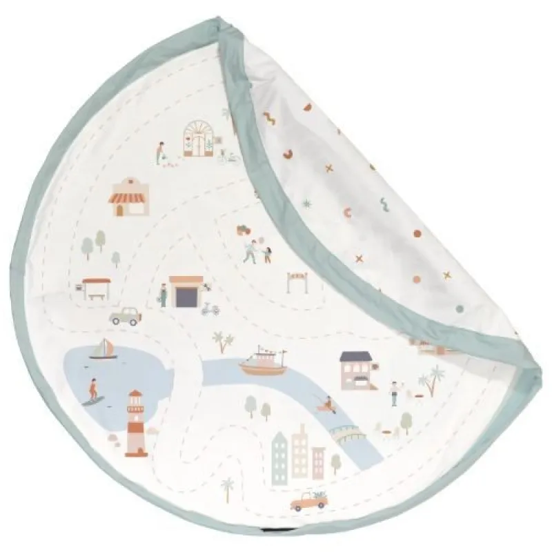 PLAY AND GO Noomad original Hrací deka a Vak na hračky CityMap