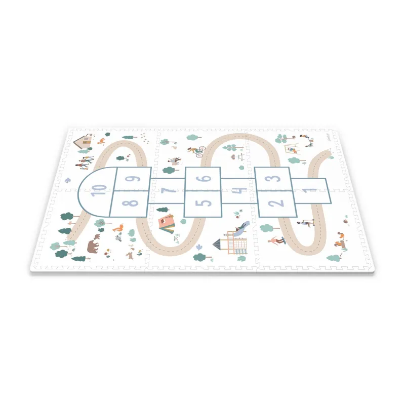 PLAY AND GO Tiloo EEVAA Podložka na hraní a domeček Hopscotch