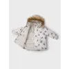 LEOKID Zimní bunda Tully Silver Cloud Cherries vel. 116