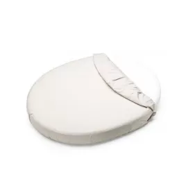 PETITE&MARS Napínací prostěradlo nepromokavé do oválné postýlky Soft Dream Oval 84 x 50
