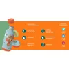 Quokka Nerezová termoláhev Solid Kids s poutkem 330 ml