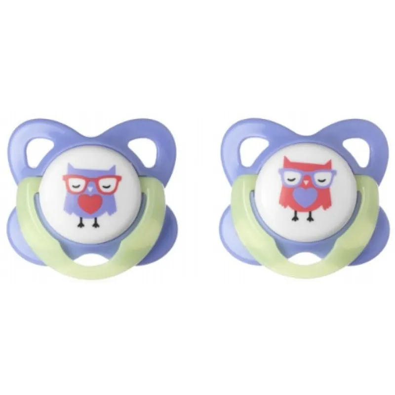 Tommee Tippee Šidítko latex ortodontické 2 ks 6-12m Basic