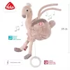 Baby Fehn Mini hrací plameňák, Pink